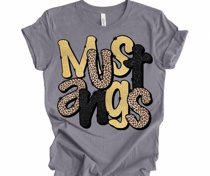 Mustangs (Leopard & Faux Glitter)