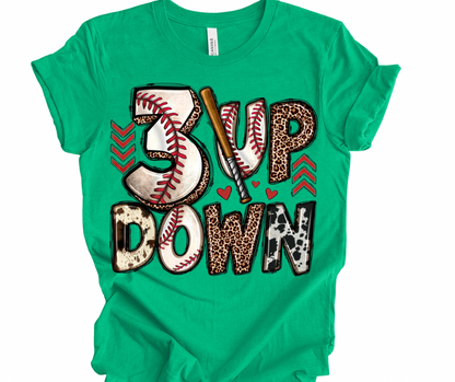 3 Up 3 Down Baseball