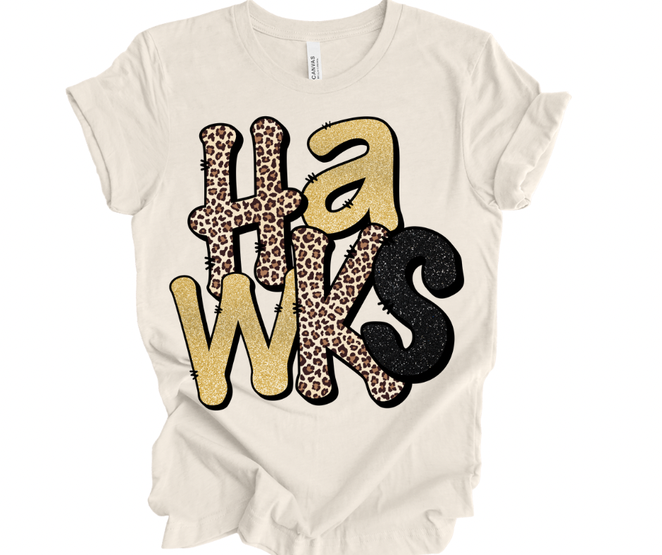 Hawks (Leopard & Faux Glitter)