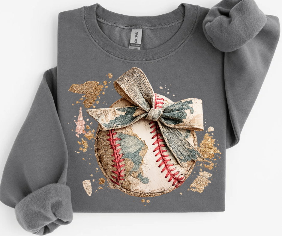 Camo Baseball w/ Bow
