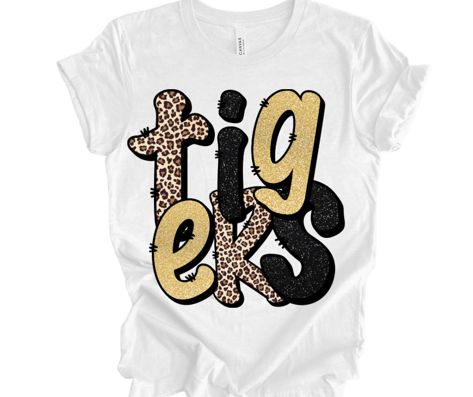 Tigers (Leopard & Faux Glitter)