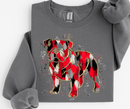 Bulldogs Splatter (Red, Black, Gray)