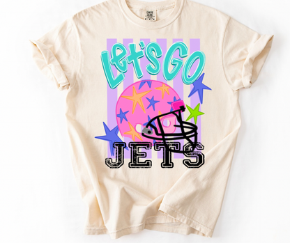 Let’s Go JETS Football Stripes