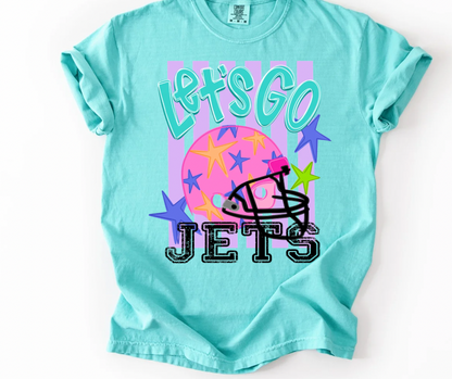Let’s Go JETS Football Stripes