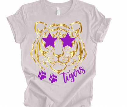 Preppy Tigers (Gold & Purple)