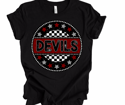 Devils Checkered Stars