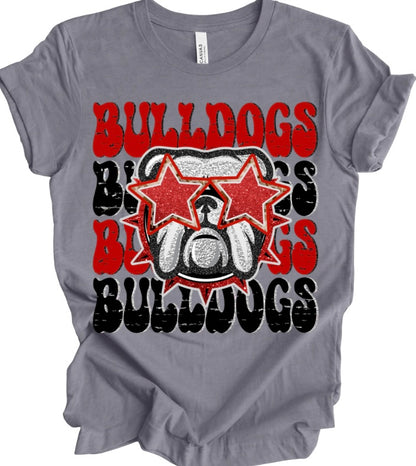 Preppy Bulldogs Stacked