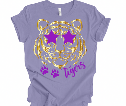 Preppy Tigers (Gold & Purple)