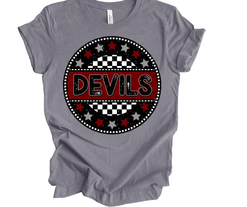 Devils Checkered Stars