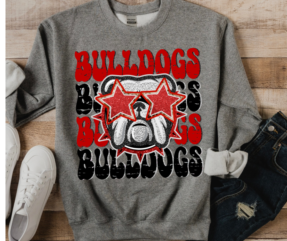 Preppy Bulldogs Stacked