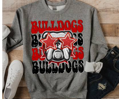 Preppy Bulldogs Stacked