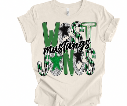 West Jones Mustangs (Poppy)
