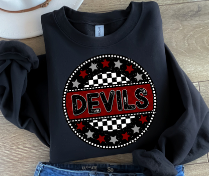 Devils Checkered Stars