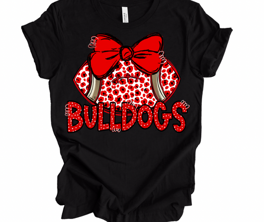 Leopard Football Bulldogs (Red/White)