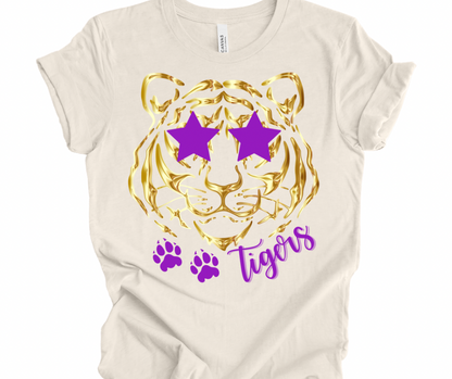 Preppy Tigers (Gold & Purple)