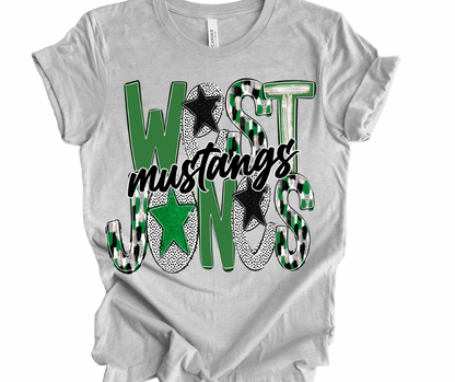West Jones Mustangs (Poppy)