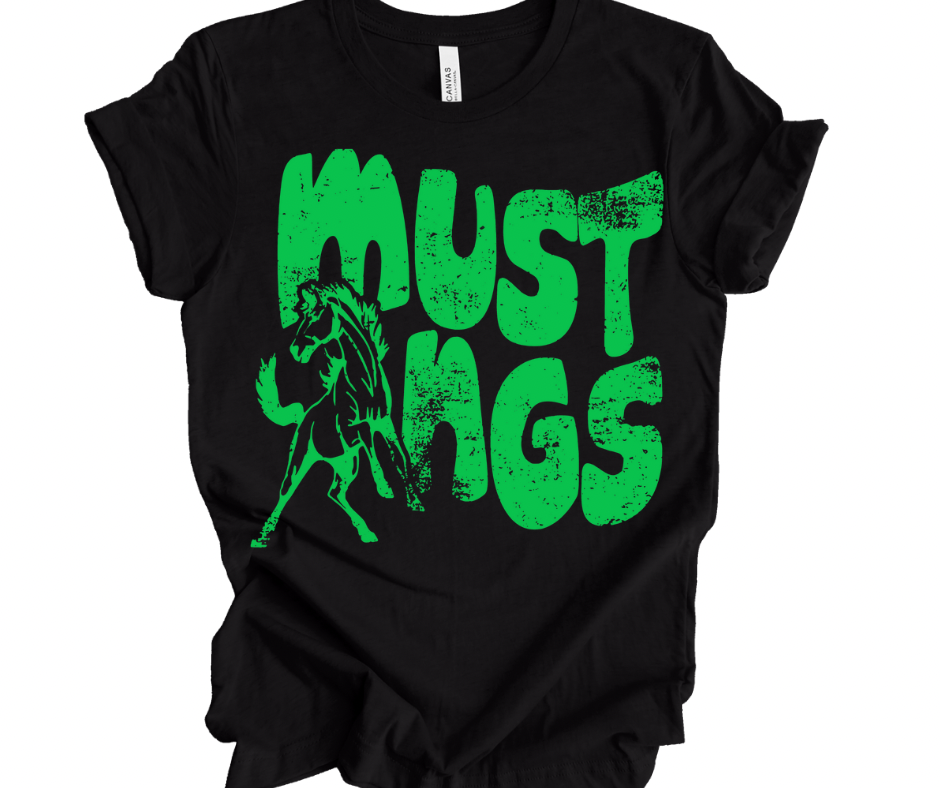 Green Groovy Mustangs