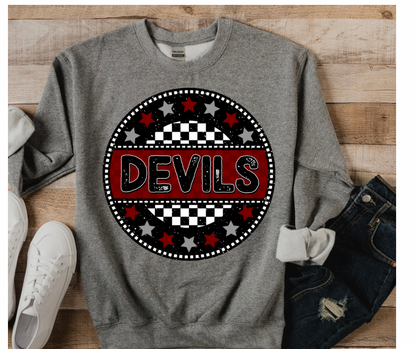 Devils Checkered Stars