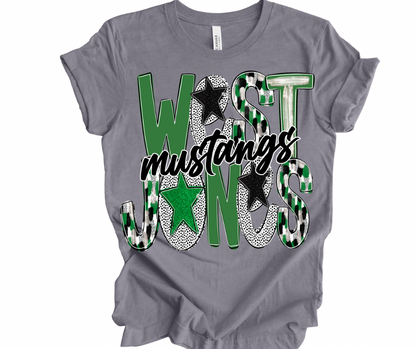 West Jones Mustangs (Poppy)