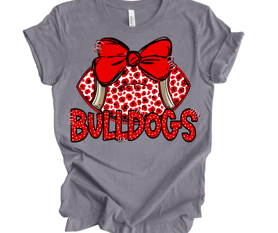 Leopard Football Bulldogs (Red/White)