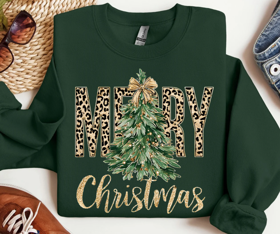 Leopard Merry Christmas