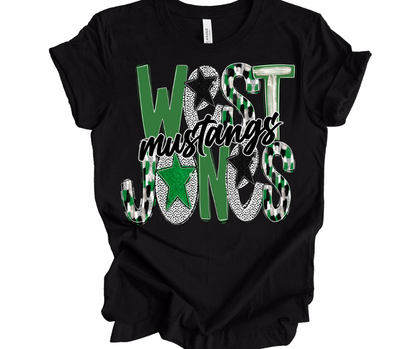 West Jones Mustangs (Poppy)