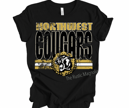 Northwest Cougars Grunge