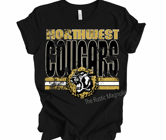 Northwest Cougars Grunge