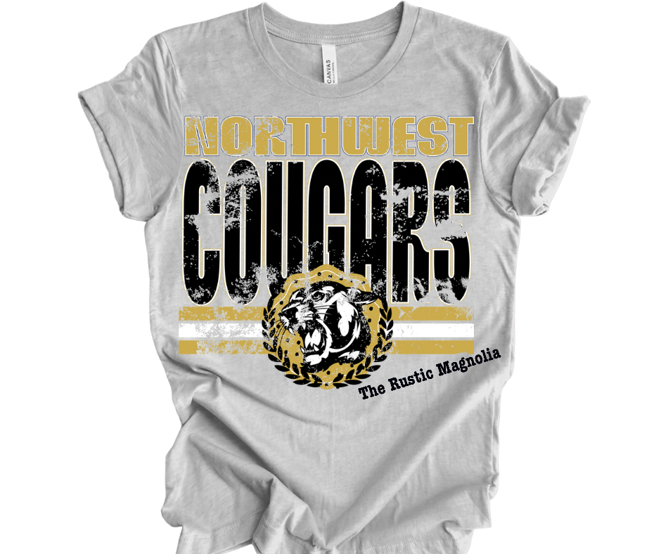 Northwest Cougars Grunge