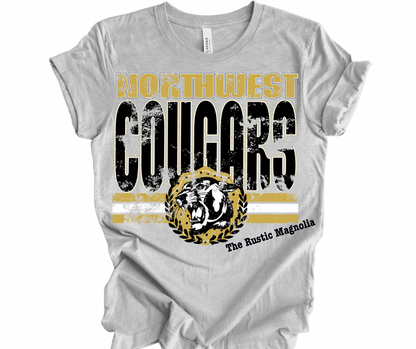 Northwest Cougars Grunge