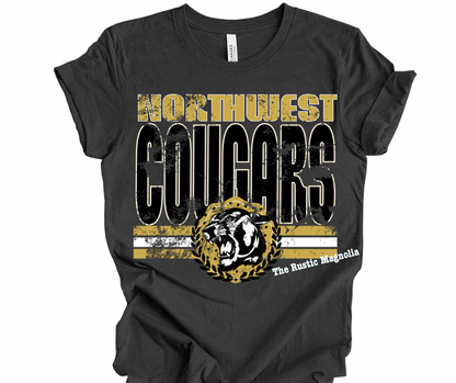 Northwest Cougars Grunge