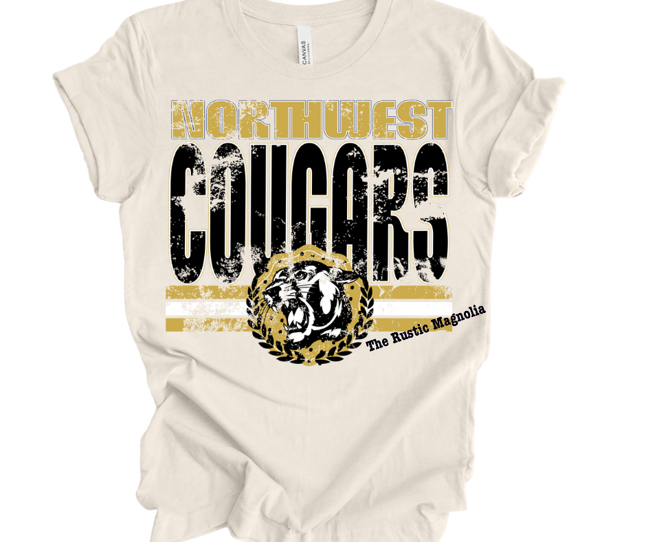 Northwest Cougars Grunge