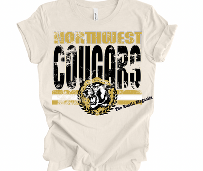 Northwest Cougars Grunge