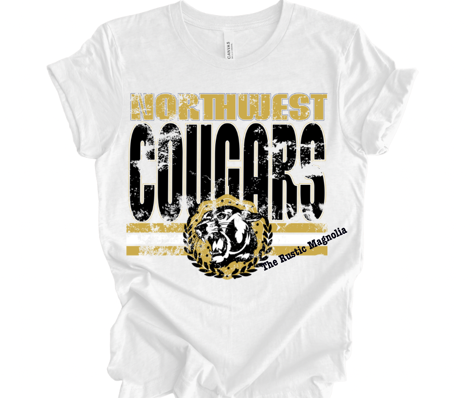 Northwest Cougars Grunge
