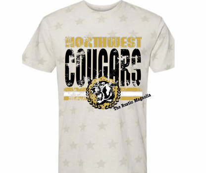 Northwest Cougars Grunge