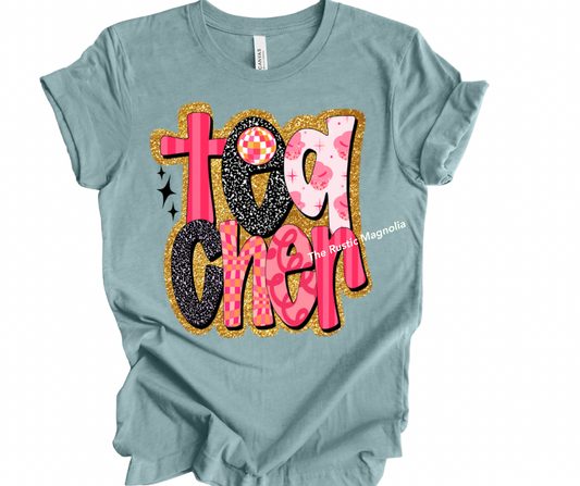 Teacher - Retro Pink