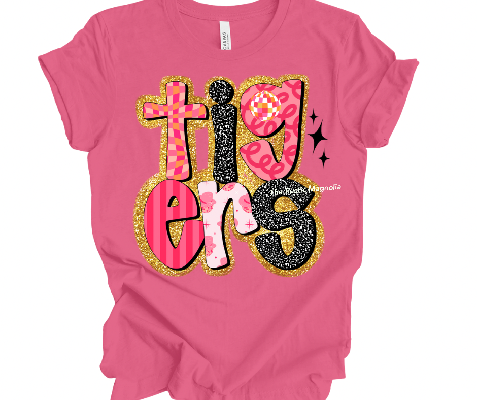 Tigers - Retro Pink