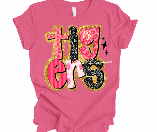 Tigers - Retro Pink