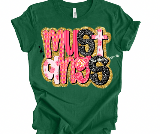 Mustangs - Retro Pink