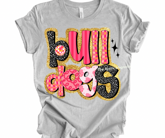 Bulldogs - Retro Pink