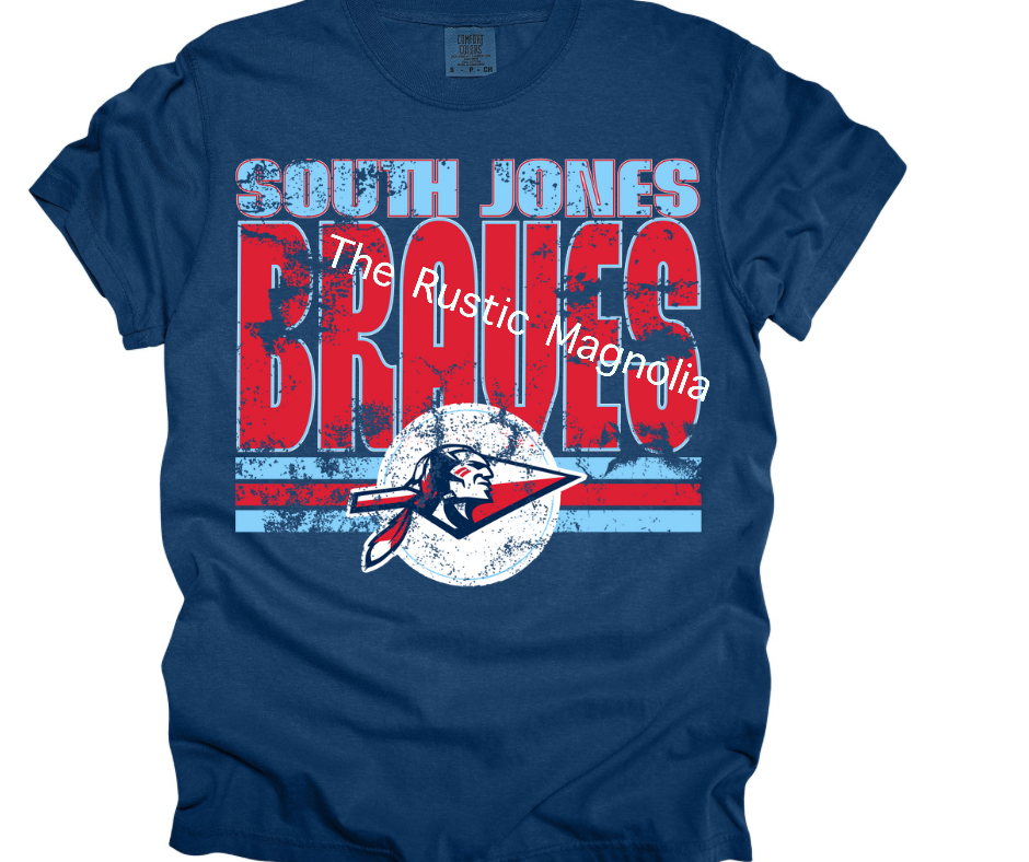 South Jones Braves Retro