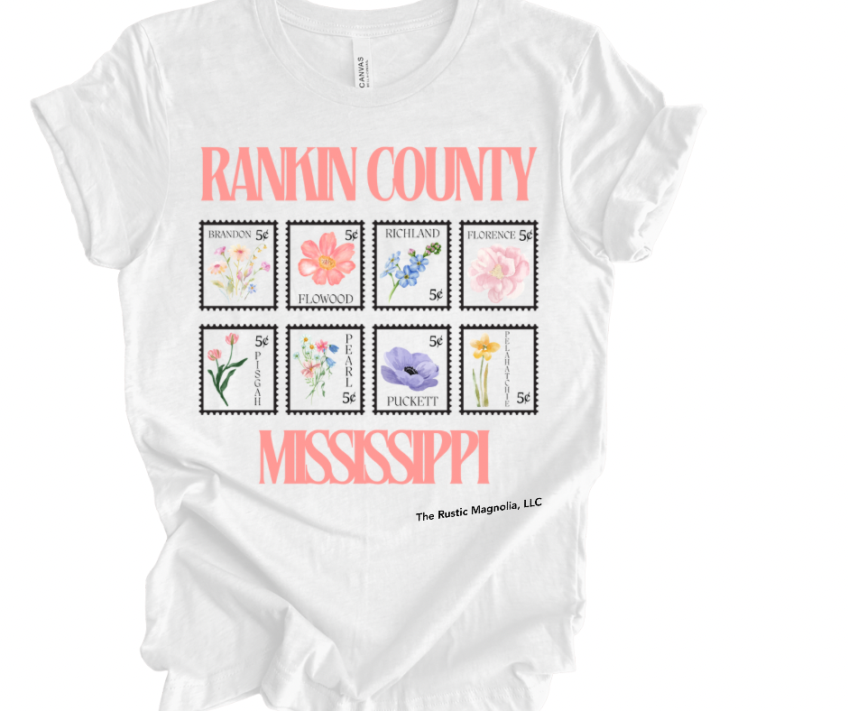 Rankin County MS City Stamps