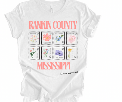Rankin County MS City Stamps