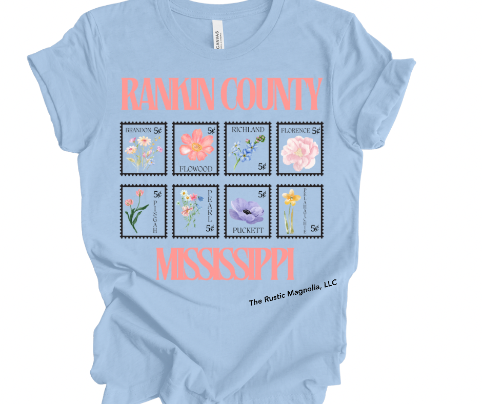 Rankin County MS City Stamps