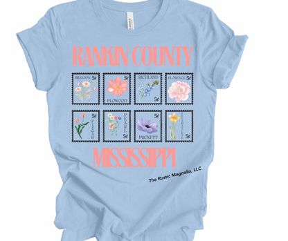 Rankin County MS City Stamps