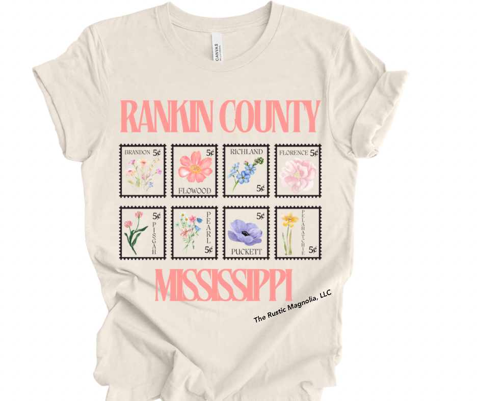 Rankin County MS City Stamps