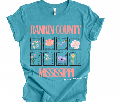 Rankin County MS City Stamps