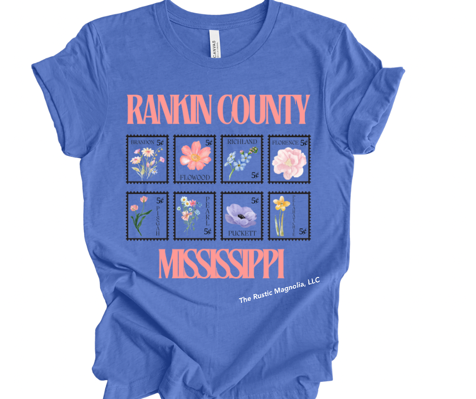 Rankin County MS City Stamps