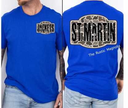 Camo - St. Martin Jackets (Front & Back)