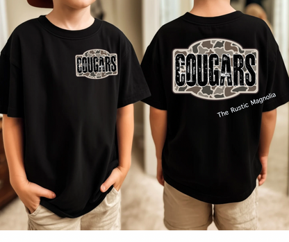 Camo -Cougars (Front & Back)